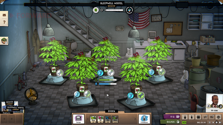 Na początku rozgrywki dysponujesz ograniczoną przestrzenią - Porady na start w Weedcraft Inc - Weedcraft Inc - poradnik do gry