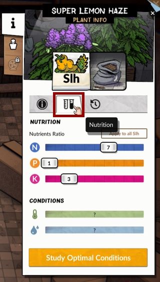 Kiedy już dobierzesz proporcje, możesz zająć się pilnowaniem upraw - Hodowla w Weedcraft Inc - Weedcraft Inc - poradnik do gry