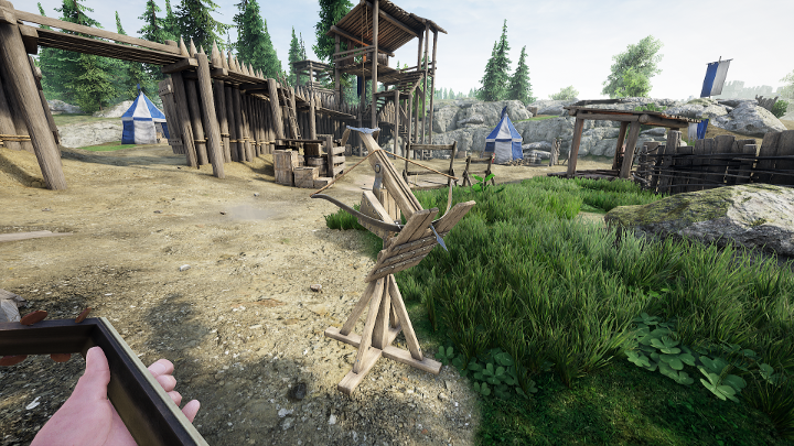 Mounted Crossbow pozwala zadawać spore obrażenia z dystansu. - Jak używać Toolboxa w Mordhau? - Mordhau - poradnik do gry