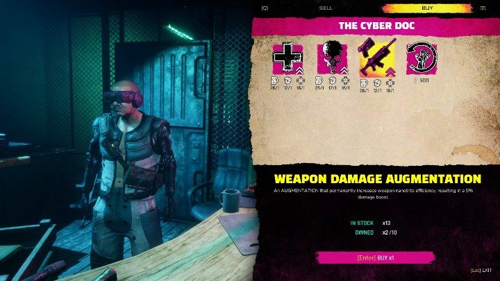 Najważniejszym handlarzem w Rage w jest Cyberdoktor - Handlarze i inni NPC w Rage 2 - Rage 2 - poradnik do gry