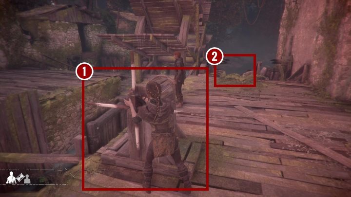 Dzięki temu młyn się zatrzyma, a Melie będzie mogła przejść na drugą stronę - A Plague Tale Innocence: Droga przed nami - solucja, opis przejścia - A Plague Tale Innocence - poradnik do gry