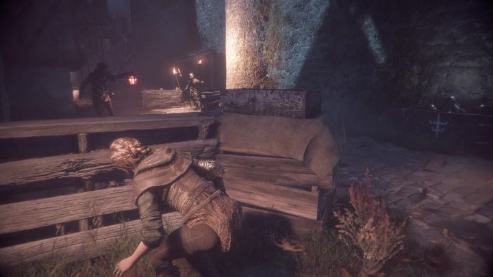 Idąc dalej do schodów - A Plague Tale Innocence: W cieniu zamkowych murów - solucja, opis przejścia - A Plague Tale Innocence - poradnik do gry