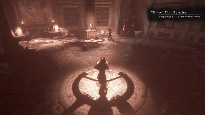 Po tym jak dokończy odprowadź go z powrotem do stołu - A Plague Tale Innocence: Okruchy przeszłości - solucja, opis przejścia - A Plague Tale Innocence - poradnik do gry