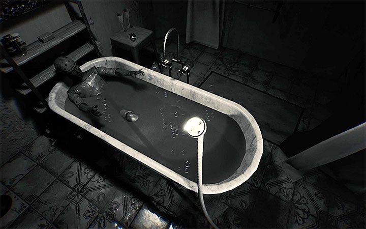 Przejdź z kablem w pobliże wanny - Druga taśma filmowa | Solucja Layers of Fear 2 - Layers of Fear 2 - poradnik do gry
