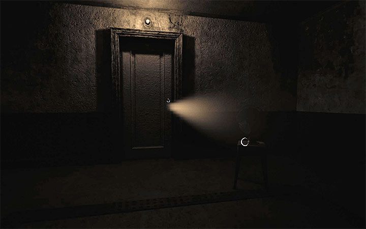 Jeśli poprawnie wykonałeś obie czynności to światło zacznie przenikać przez nową dziurkę od klucza - Łazienka | Solucja Layers of Fear 2 - Layers of Fear 2 - poradnik do gry