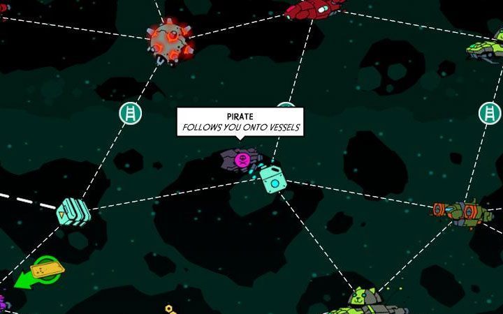 Piraci zaczną pojawiać się na mapie mgławicy po tym jak dostatecznie awansujesz w grze - Jak radzić sobie z piratami w Void Bastards? - Void Bastards - poradnik do gry