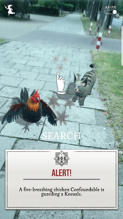 Twoim kolejnym krokiem będzie odnalezienie swojej zdobyczy - Jak łapać magiczne stworzenia w Harry Potter Wizards Unite? - Harry Potter Wizards Unite - poradnik do gry