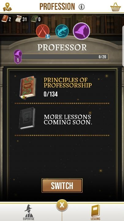 Pamiętaj, że w każdej chwili możesz zmienić swoją profesję - Najlepsza profesja na start w Harry Potter Wizards Unite - Harry Potter Wizards Unite - poradnik do gry