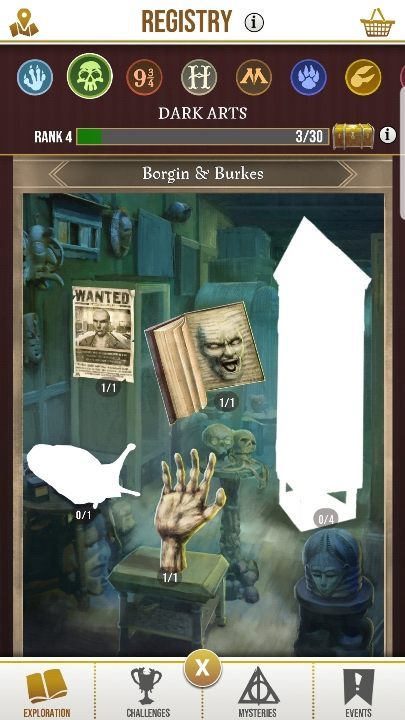 Borgin & - Rejestr i magiczne stowrzenia w Harry Potter Wizards Unite - Harry Potter Wizards Unite - poradnik do gry