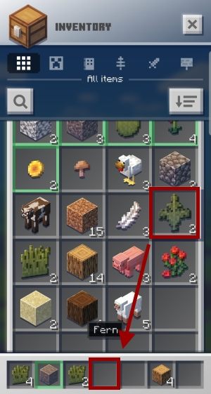 Do twojej dyspozycji oddano dwa przycisku znajdujące się w lewym dolnym rogu ekranu - interakcji oraz podnoszenia obiektów - Tryb budowania w Minecraft Earth - Minecraft Earth - poradnik do gry