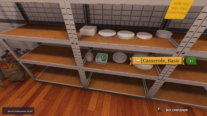 Jedno z najlepszych naczyń pomocniczych w grze. - Pojemniki w Cooking Simulator - Cooking Simulator - poradnik do gry