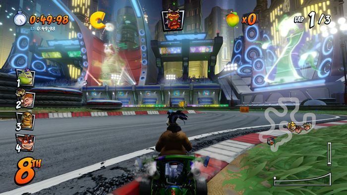 Litera T jest niedaleko linii mety - Tryb CTR Challenge - Crash Team Racing w Crash Team Racing Nitro Fueled - Crash Team Racing Nitro-Fueled - poradnik do gry