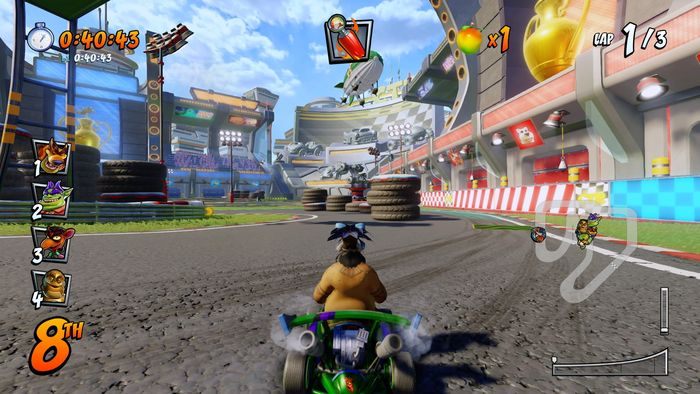 Litera T jest w centrum slalomu, jedźcie powoli - Tryb CTR Challenge - Crash Team Racing w Crash Team Racing Nitro Fueled - Crash Team Racing Nitro-Fueled - poradnik do gry