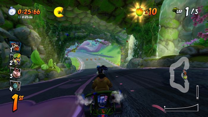 Litera R jest na wzniesieniu przy końcu trasy - Tryb CTR Challenge - Crash Team Racing w Crash Team Racing Nitro Fueled - Crash Team Racing Nitro-Fueled - poradnik do gry
