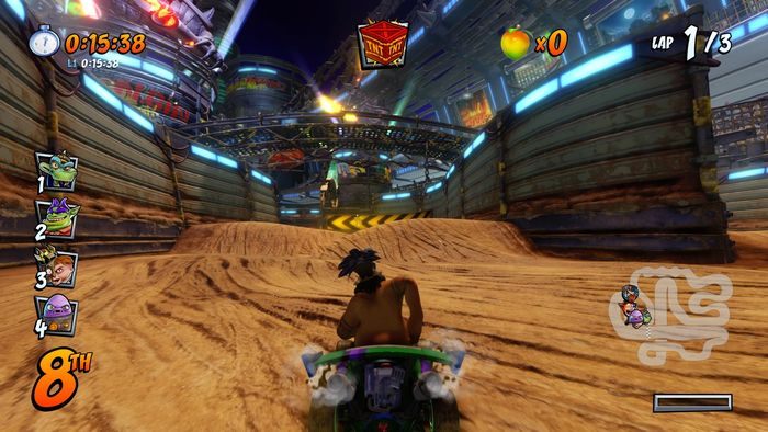 Litera C znajduje się niemal na końcu trasy - Tryb CTR Challenge - Crash Team Racing w Crash Team Racing Nitro Fueled - Crash Team Racing Nitro-Fueled - poradnik do gry