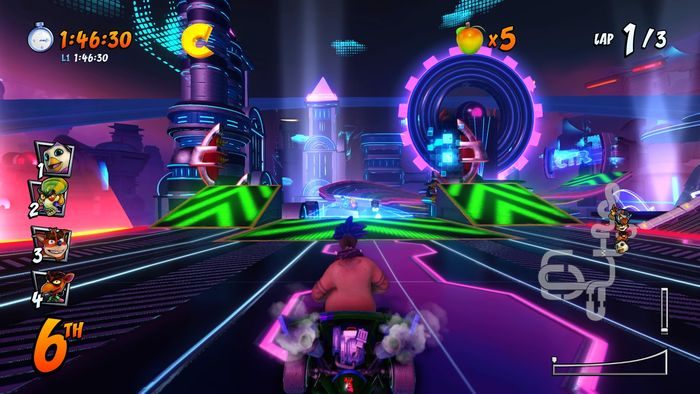 Litera C jest na początku trasy - Tryb CTR Challenge - Crash Nitro Cart w Crash Team Racing Nitro Fueled - Crash Team Racing Nitro-Fueled - poradnik do gry