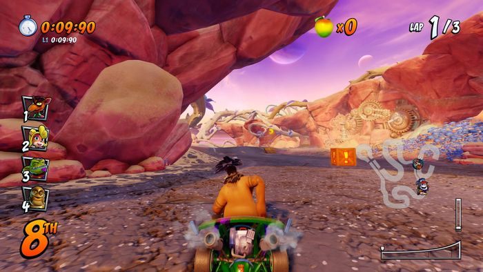 Litera T to nie łatwa sztuczka - Tryb CTR Challenge - Crash Nitro Cart w Crash Team Racing Nitro Fueled - Crash Team Racing Nitro-Fueled - poradnik do gry