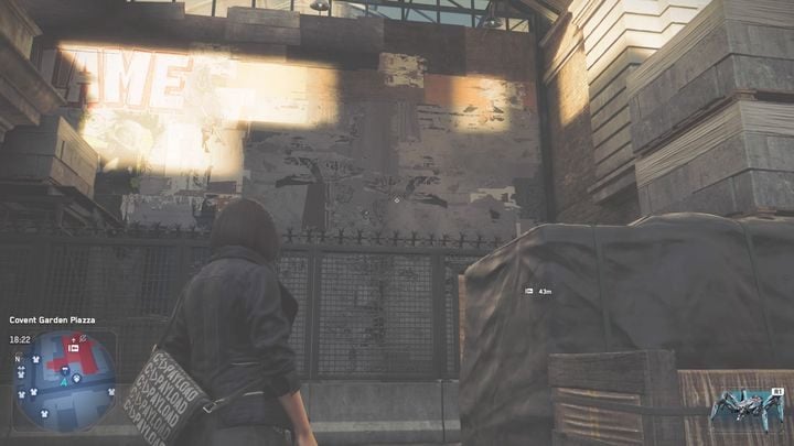 Street art znajduje się na dachu budynku - Watch Dogs Legion: Street art - mapa City of Westminster, lokacje - Watch Dogs Legion - poradnik do gry