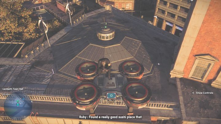 Nieopodal północnej krawędzi dachu znajdziesz wejście do wentylacji - Watch Dogs Legion: Punkty technologii - mapa Lambeth, lokacje - Watch Dogs Legion - poradnik do gry