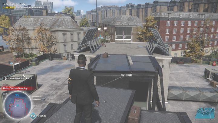 Fragment teatralnej maski balowej znajduje się na dachu budynku - Watch Dogs Legion: Relikty - mapa Tower Hamlets, lokacje - Watch Dogs Legion - poradnik do gry