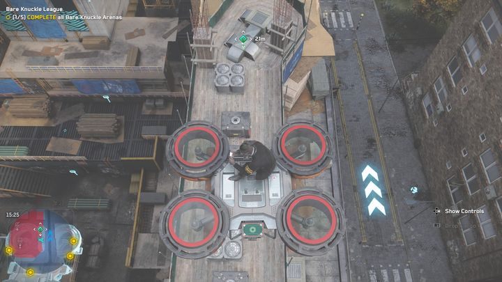 Punkty technologii znajdują się na dachu budynku - Watch Dogs Legion: Punkty technologii - mapa Southwark, lokacje - Watch Dogs Legion - poradnik do gry