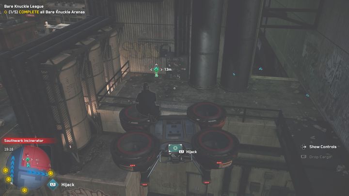 Punkty technologii znajdują się na dachu budynku - wystarczy, że podlecisz tam na dronie - Watch Dogs Legion: Punkty technologii - mapa Southwark, lokacje - Watch Dogs Legion - poradnik do gry