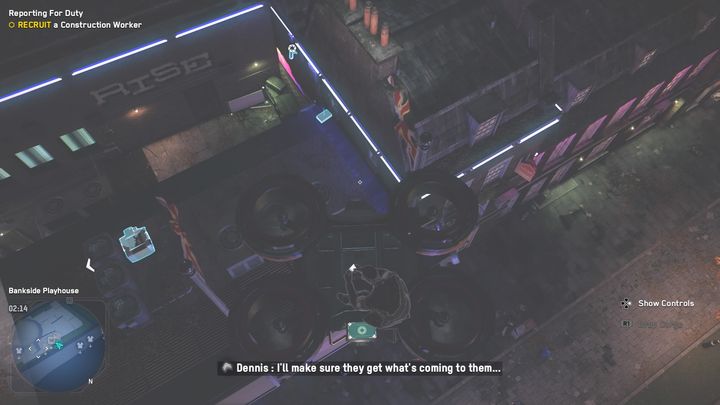 Fragment 1984 znajduje się w zamkniętym pomieszczeniu na piętrze - Watch Dogs Legion: Relikty - mapa Southwark, lokacje - Watch Dogs Legion - poradnik do gry