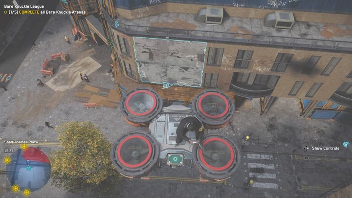 Street art wykonasz na ścianie budynku przylegającego do parku - Watch Dogs Legion: Street art - mapa Southwark, lokacje - Watch Dogs Legion - poradnik do gry
