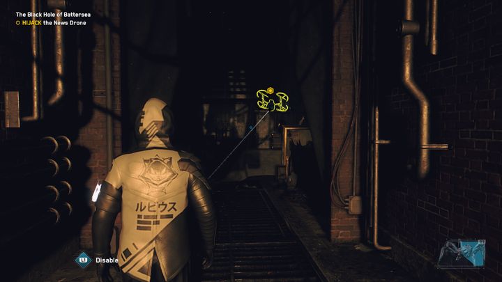 Pomieszczenie, w którym się znajdziesz, jest bardzo ciemne - Watch Dogs Legion: Czarna dziura pod Battersea - solucja, opis przejścia - Watch Dogs Legion - poradnik do gry