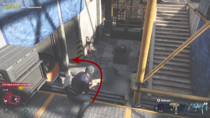 W bocznym korytarzu budynku (jest on patrolowany przez strażnika) znajdziesz wejście do wentylacji - Watch Dogs Legion: Relikty - mapa Camden, lokacje - Watch Dogs Legion - poradnik do gry