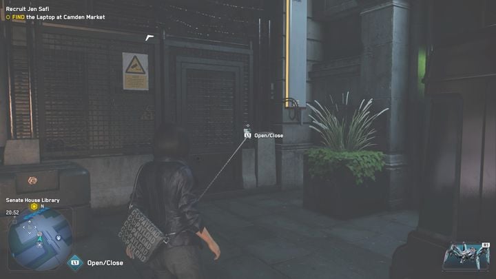 Fragment książki Orwella 1984 znajduje się w pod ławką o ogrodach znajdujących się w centralnej części budynku - Watch Dogs Legion: Relikty - mapa Camden, lokacje - Watch Dogs Legion - poradnik do gry