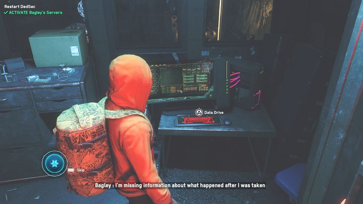 Następnie skontaktuj się z Sabine, będziesz musiał zejść piętro niżej - Watch Dogs Legion: DedSec z popiołów - solucja, opis przejścia - Watch Dogs Legion - poradnik do gry