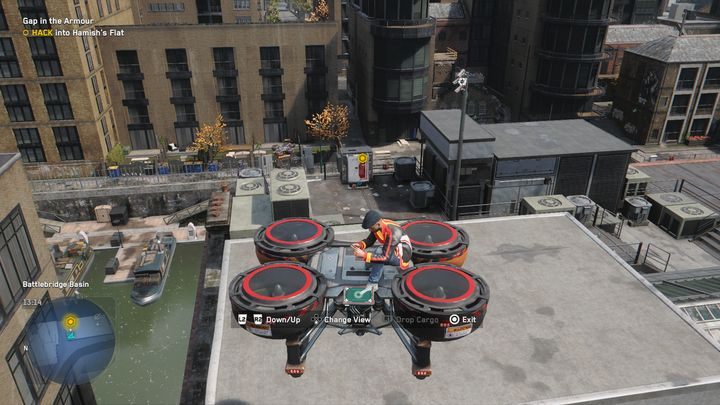 Gdy już pojawisz się na dachu, zhakuj skrzynkę elektroniczną - Watch Dogs Legion: Luka w pancerzu - solucja, opis przejścia - Watch Dogs Legion - poradnik do gry