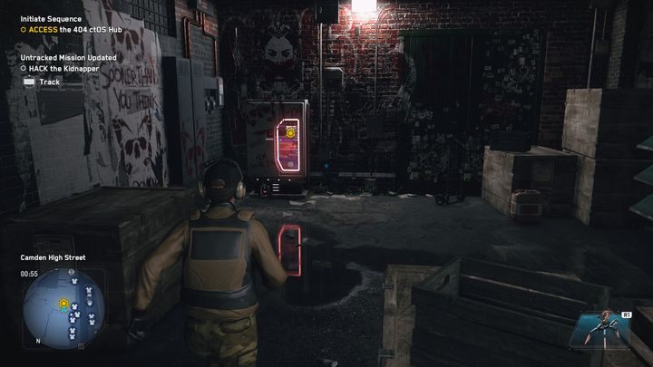 Miejsce docelowe to Klub Walkie Talkie, wejdź do środka i skorzystaj z windy - Watch Dogs Legion: Rozpoczęcie sekwencji - solucja, opis przejścia - Watch Dogs Legion - poradnik do gry
