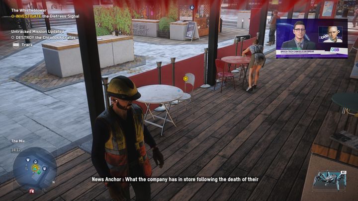 Pojawi się krótka cutscenka, w której otrzymasz przedmiot związany z zadaniem - Watch Dogs Legion: Demaskator - solucja, opis przejścia - Watch Dogs Legion - poradnik do gry