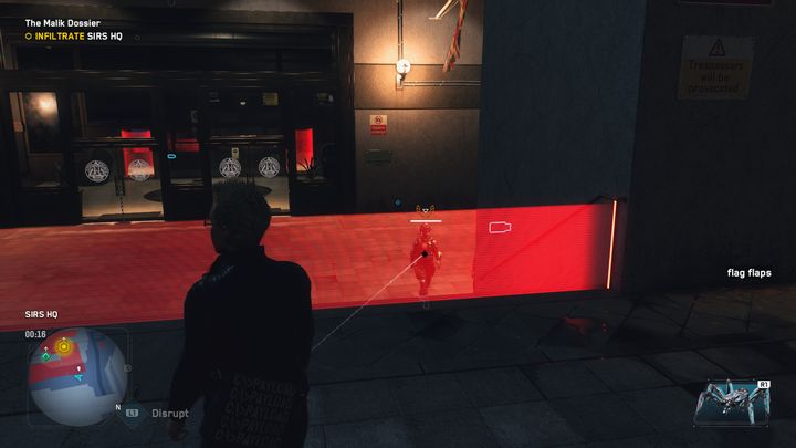 Będąc na miejscu, uważaj na lasery, które uaktywnią alarm - Watch Dogs Legion: Dossier Malika - solucja, opis przejścia - Watch Dogs Legion - poradnik do gry