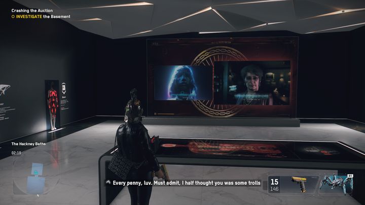 Znajdziesz się teraz w piwnicy, zejdź na dół i wejdź w interakcję z komputerem - Watch Dogs Legion: Nieproszeni aukcjonerzy - solucja, opis przejścia - Watch Dogs Legion - poradnik do gry