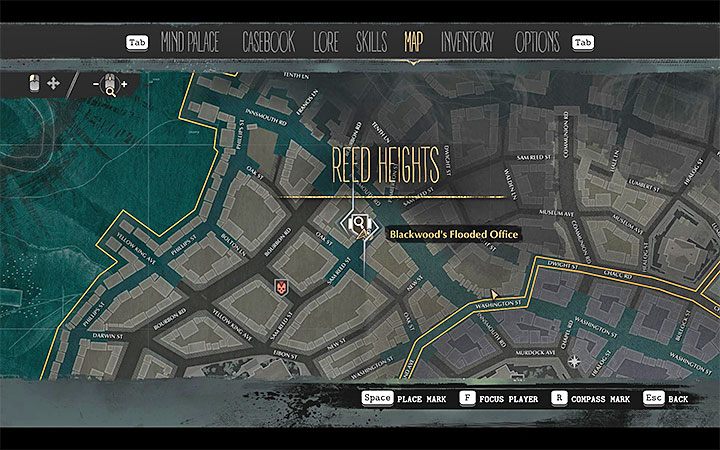 Sprawa ta rozpoczyna się automatycznie po ukończeniu śledztwa Ojcowie i synowie - Na łeb, na szyję (Nosedive) | Solucja The Sinking City - The Sinking City - poradnik do gry