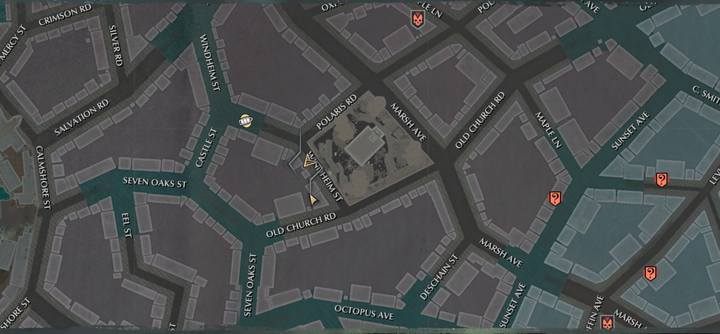 Sklep znajduje się w Salvation Harbor, na ulicy Windheim Street (na południe od Polaris Road) - Badania terenowe | Sprawy poboczne w The Sinking City - The Sinking City - poradnik do gry