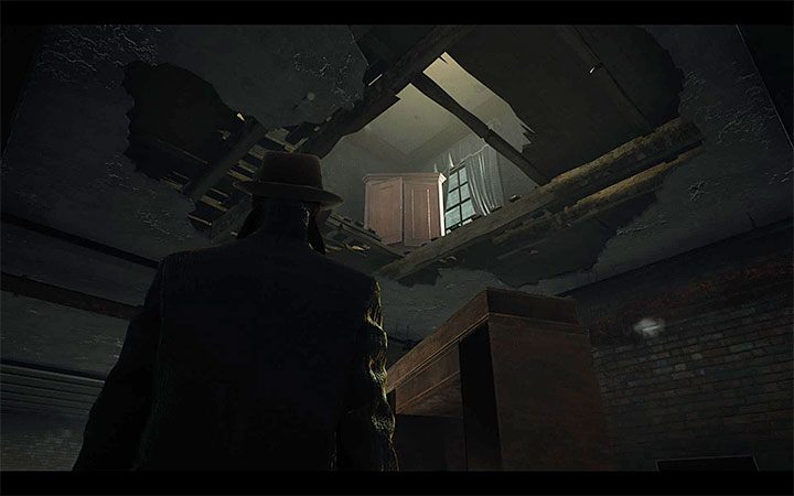 Zbadaj zwłoki, które zauważysz tuż po wejściu do budynku - Frunący Feniks (Fleeing Phoenix) | Solucja The Sinking City - The Sinking City - poradnik do gry
