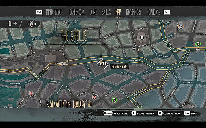 Kolejny krok to dotarcie do sekretnego laboratorium (Hidden Lab) - Frunący Feniks (Fleeing Phoenix) | Solucja The Sinking City - The Sinking City - poradnik do gry