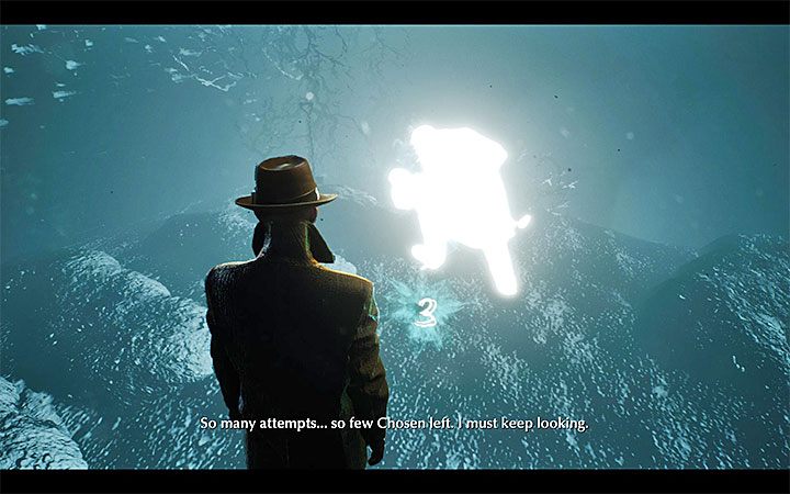 Odszukaj błękitny obłok i przystąp do retrokognicji - Ugoda z diabłem (Deal with the Devil) | Solucja The Sinking City - The Sinking City - poradnik do gry