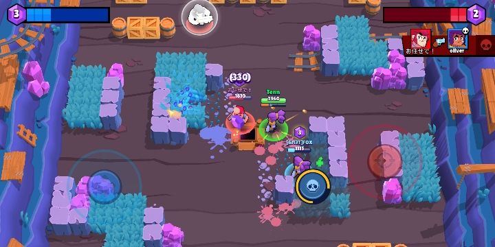 Broń Shelly wystrzeliwuje serię pocisków zadających średnie obrażenia - Shelly | Postacie w Brawl Stars - Brawl Stars - poradnik do gry