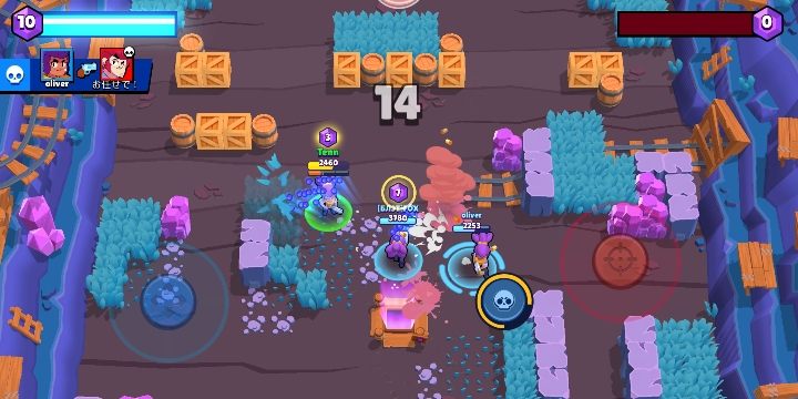 Aby zregenerować swoje zdrowie musisz po prostu uciec od przeciwnika - Jak regenerować zdrowie w Brawl Stars? - Brawl Stars - poradnik do gry