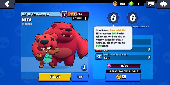 Po awansowaniu na dziewiąty poziom odblokujesz moc gwiazdową - Jak rozwijać bohaterów w Brawl Stars? - Brawl Stars - poradnik do gry