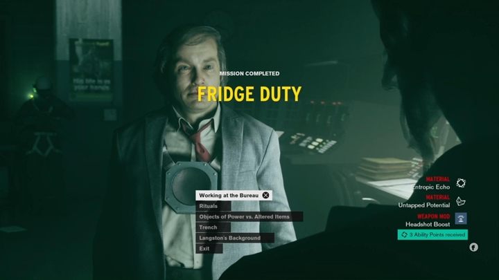 Unikaj ataków, chowaj się za filarami i używaj telekinezy - Control: Warta przy lodówce - solucja, opis przejścia - Control - poradnik do gry