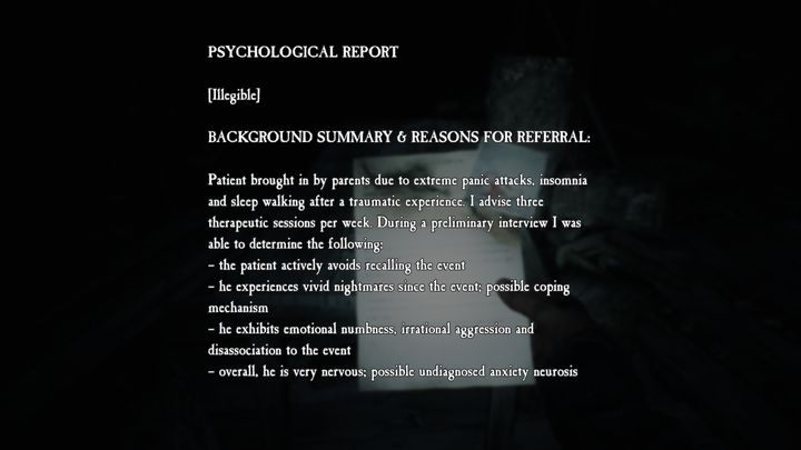 Te dokumenty znajdziesz w obozie B - Notatki psychiatry | Sekrety w Blair Witch - Blair Witch - poradnik do gry