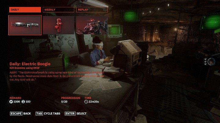 Misje codzienne są proste i przyjemne - Codzienne i cotygodniowe zdania w Wolfenstein Youngblood - Wolfenstein: Youngblood - poradnik do gry