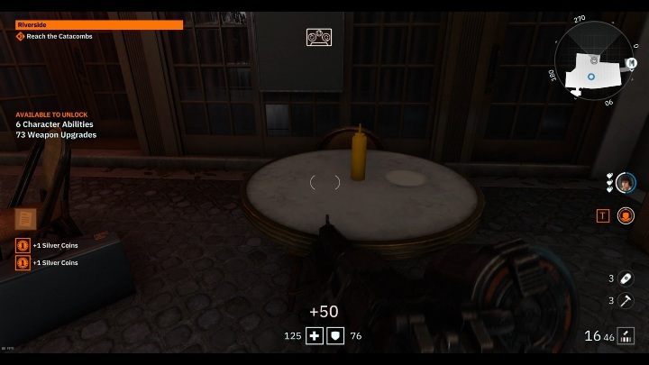Koło wejścia do metra znajduje się mała restauracja - Riverside | Sekrety w Wolfenstein Youngblood - Wolfenstein: Youngblood - poradnik do gry