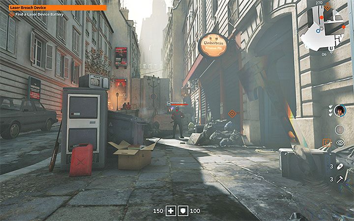 Podstawowa wersja kamuflażu pozwala na skradanie się w pozycji przykucniętej mając w gotowości broń do walki wręcz / rzucaną - Lista trofeów w Wolfenstein Youngblood - Wolfenstein: Youngblood - poradnik do gry